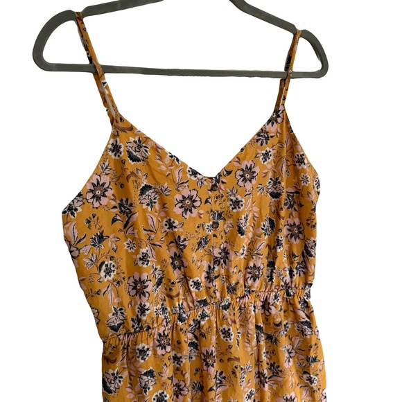 EVEREVE Collette Yellow Floral Boho‎ Maxi Dress Size XL - Picture 3 of 6